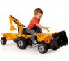 Tractor cu pedale Builder Max cu remorca Smoby