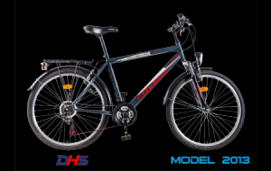 Bicicleta Trekking DHS 2631 - 18V model 2013 albastru DHS