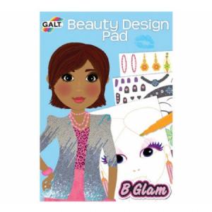 Girl Club-Carticica de colorat pentru fetite- Beauty Design Pad- Galt