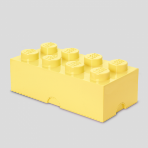 Cutie depozitare galben deschis LEGO