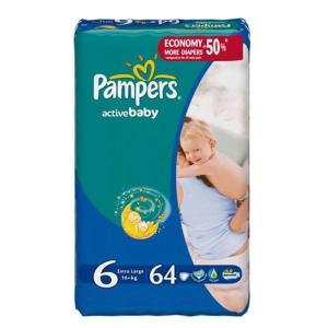 Pampers - Scutece Active Baby 6 Giant Pack 64 buc