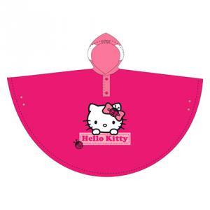 Poncho pentru ploaie si vant Hello Kitty roz inchis marimea 6 Arditex
