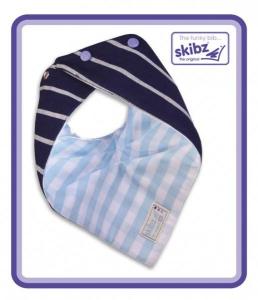 Doublez French Stripe/Pale Blue Gingham - Skibz