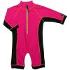Costum inot pink black 6- 12 luni protectie uv swimpy