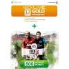 Xbox live gold 3 12 month + 800 points fifa 12