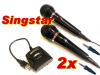 Singstar wired microphones + usb converter ps2 &amp;