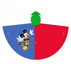Poncho pentru ploaie si vant Mickey Mouse rosu marimea 2 Arditex