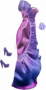 Rochie de seara Barbie Fashionistas - Mov + pantofi mov - Mattel