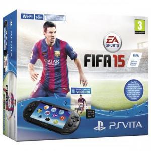 Consola
 SONY PS Vita Wi-Fi + FIFA 15 + 4GB