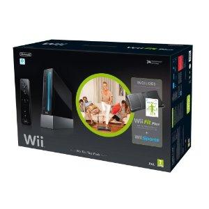 Consola Nintendo Wii (Black) cu Wii Fit Plus si Balance Board + Motion Plus Controller