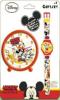 Set ceas destepator cu ceas de mana copii Mickey Mouse Disney DS10436