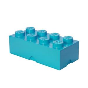 Cutie depozitare albastru turcoaz LEGO