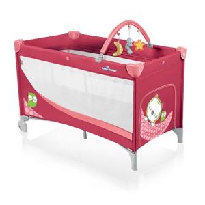 Baby Design Dream Base 02 red - Patut pliabil cu 2 nivele