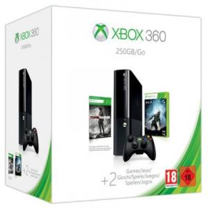 Consola
 Xbox 360 250 GB + HALO 4 + Tomb Raider + 1 luna Xbox Live Gold 
Membership