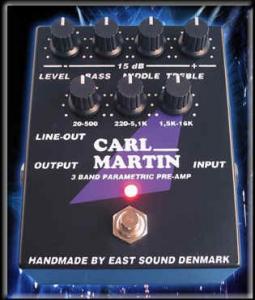 Carl Martin PRO-LINE Series 3 Band Parametric Pre-Amp