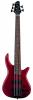 Cruzer csr-55a/m.rd electric bass guitar, color metallic red, so