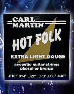 Carl Martin Hot Folk Extra Light - Corzi chitara acustica