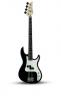Cruzer pb-350/bk electric bass guitar, color black,