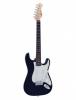 DIMAVERY ST-203 E-Guitar, black/mirror