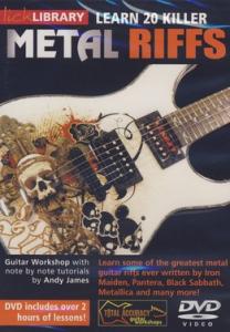 MUSIC SALES LEARN 20 KILLER METAL RIFF DVD