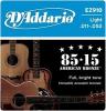 D'addario corzi chitara acustica ez910 light 85/15