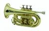 DIMAVERY TP-300 Bb Pocket Trumpet, gold