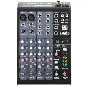Mixer LD Systems 6 Channel  with DSP Effects Processor LDLAX6D