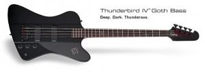 Epiphone Bass Goth Thunderbird IV black