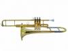 Dimavery vt-420 c 3-valve trombone, gold