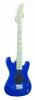 Dimavery j-200 e-guitar with amp, blue