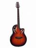 Dimavery - ov-500 roundback, quilt sunburst  chitara electro-acu