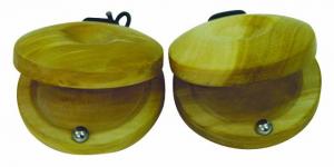 DIMAVERY Castagnetes, wood /pair