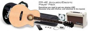 Epiphone PR-4E pachet chitara electro-acustica
