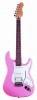 Cruzer ST-200/PNK Electric guitar, Color Pink, Solid Basswood bo