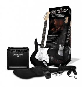 ELTORO Bk-Guitar Pack Set chitara/ combo15W/ husa black