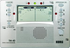 Korg TM-40 - Digital Tuner Metronome