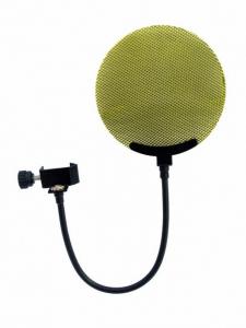 Dimavery - Microphone pop filter metal, gold