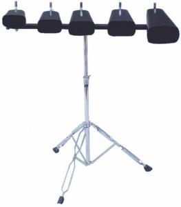 DIMAVERY DP-10 Cow Bell Set with stand