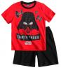 Pijama de vara stars wars rosu/negru