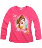 Bluza cu maneca lunga disney princess roz fuchsia