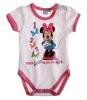 Body Disney Minnie alb cu buline roz