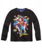 Bluza cu maneca lunga superman neagra