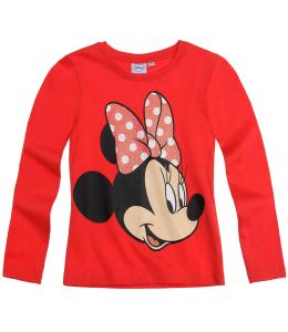 Bluza cu maneca lunga Disney Minnie rosie