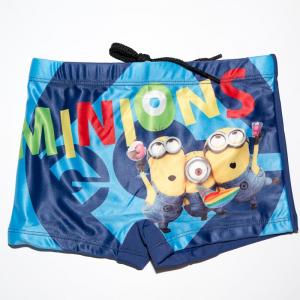 Slip de baie tip boxeri Minions denim