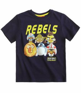 Tricou Angry Birds Star Wars denim