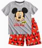 Pijama de vara Disney Mickey gri/rosu