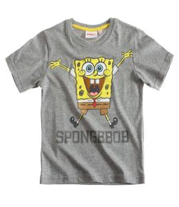 Tricou Sponge Bob gri