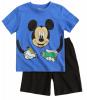 Pijama de vara Disney Mickey Mouse albastru/negru