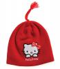 Caciula din tricot Hello Kitty rosie