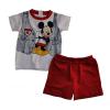 Set tricou cu pantaloni scurti disney mickey alb/rosu